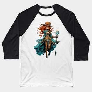 Steampunk Witch #12 Baseball T-Shirt